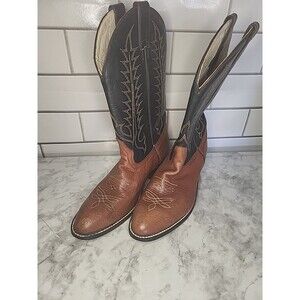 Tony Lama Cowboy Cowgirl Boots 6D style 89351 Texas Rancher *READ